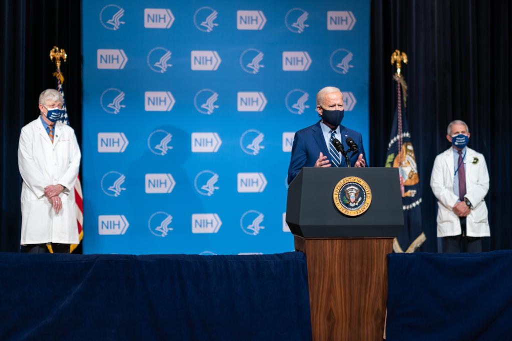 To everyone at the NIH — all the doctors, scientists, and researchers fighting this pandemic and saving lives — thank you from the bottom of my heart. You're truly the best America has to offer.