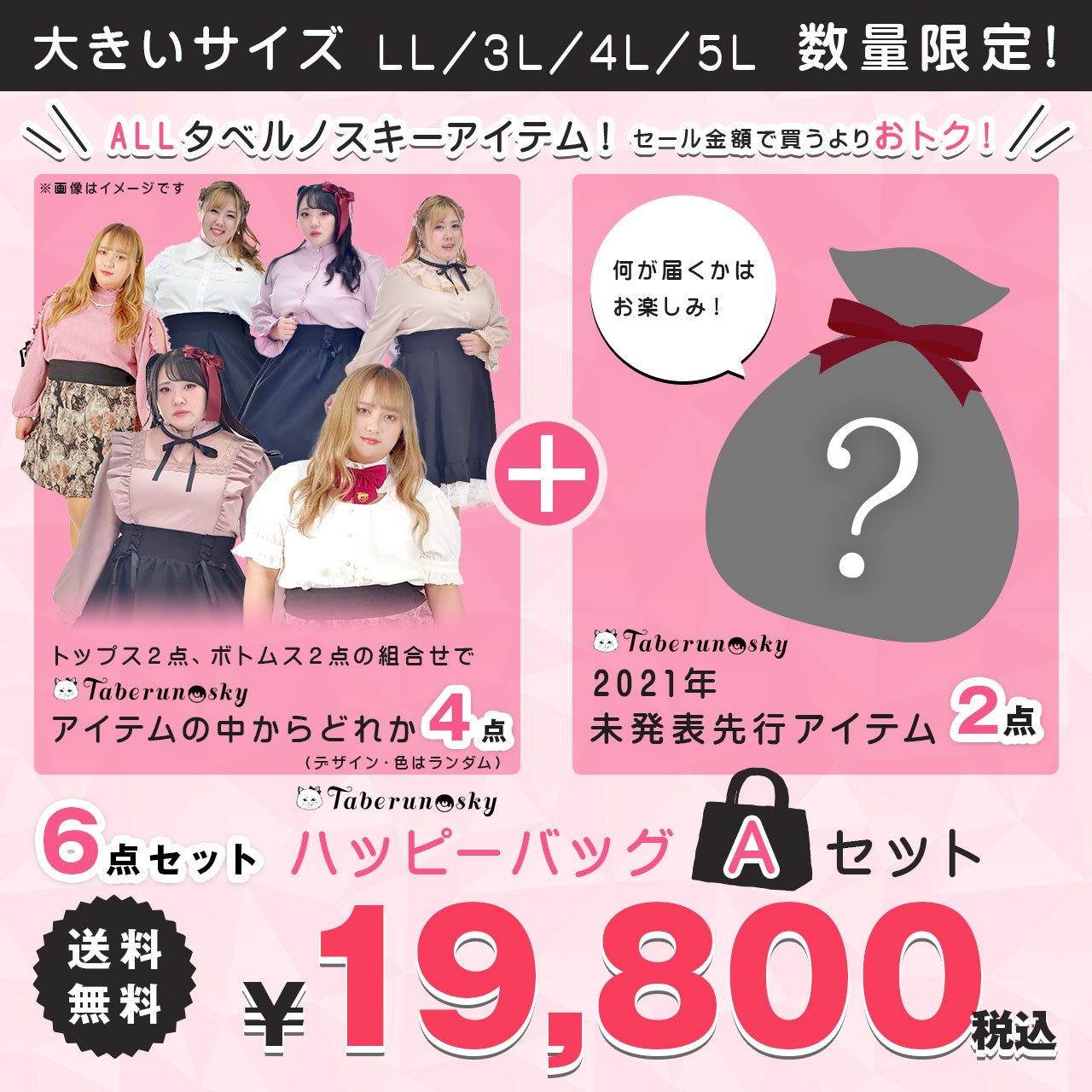 タベルノスキー だる 福袋 2Lー3Lサイズ 売買されたオークション情報  