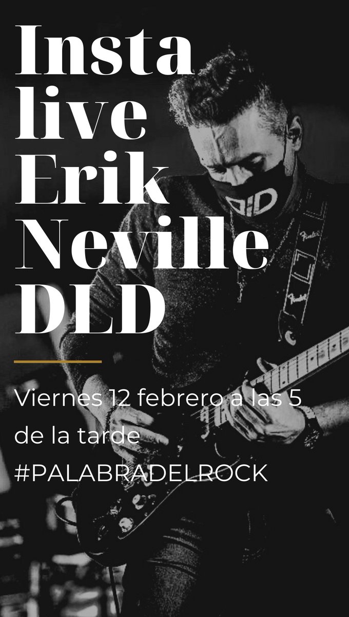 Ya pueden ver la charla en Instagram de PALABRADELROCK con Manuel Suarez ex Guillotina y mañana insta live con Erick Neville de Dld <a href="/dldmexico/">DLD</a> <a href="/erikneville/">Erik Neville</a>