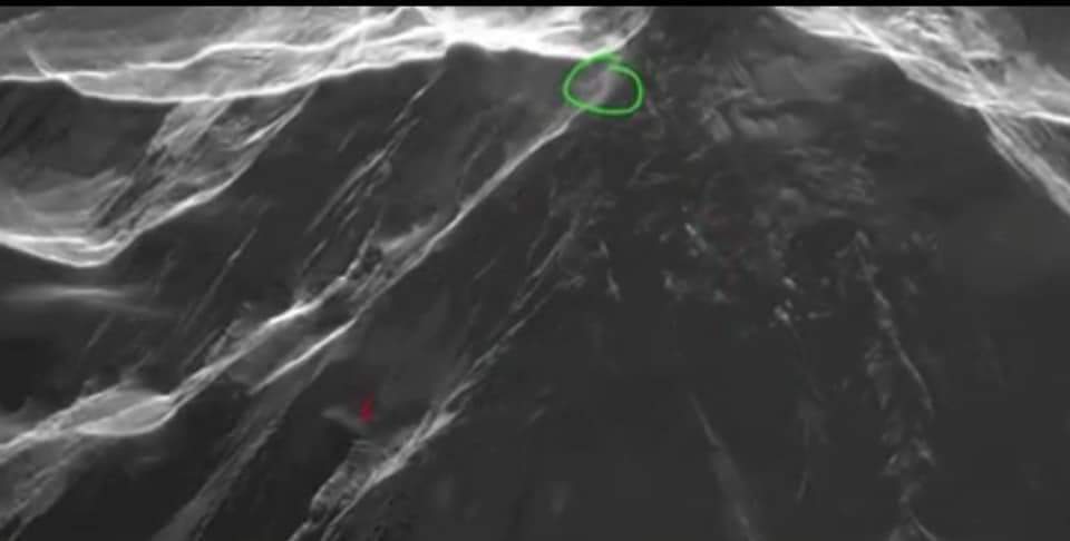 RphNabeel's tweet photo. Latest satellite 📡images released by Iceland aerospace agency. Ali Sadpara and team has suspectedly created and ice igloo. Hope it's true and they are safe. 

#AliSadpara #K2winter2021 https://t.co/W6iFqXoNhs