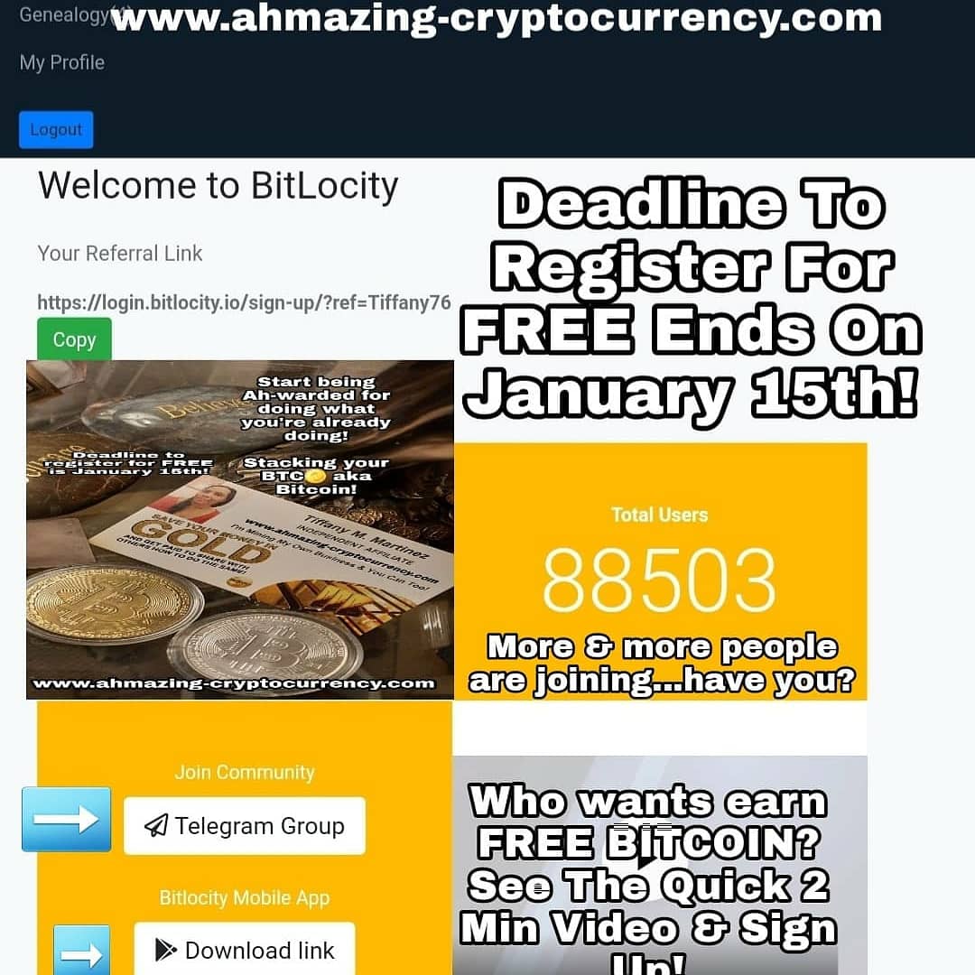 LawfulMoney76's tweet image. When you see your other #streamofincome growing, you wonder for a #microsecond, &quot;where is everyone 🤔!?&quot; Then you remember, only the chosen ones will #hearthecall! 

Are you apart of the #chosen? #ChosenOne #bitlocity #FreeBitcoin #freebtc #btc #bitcoin ahmazing-cryptocurrency.com