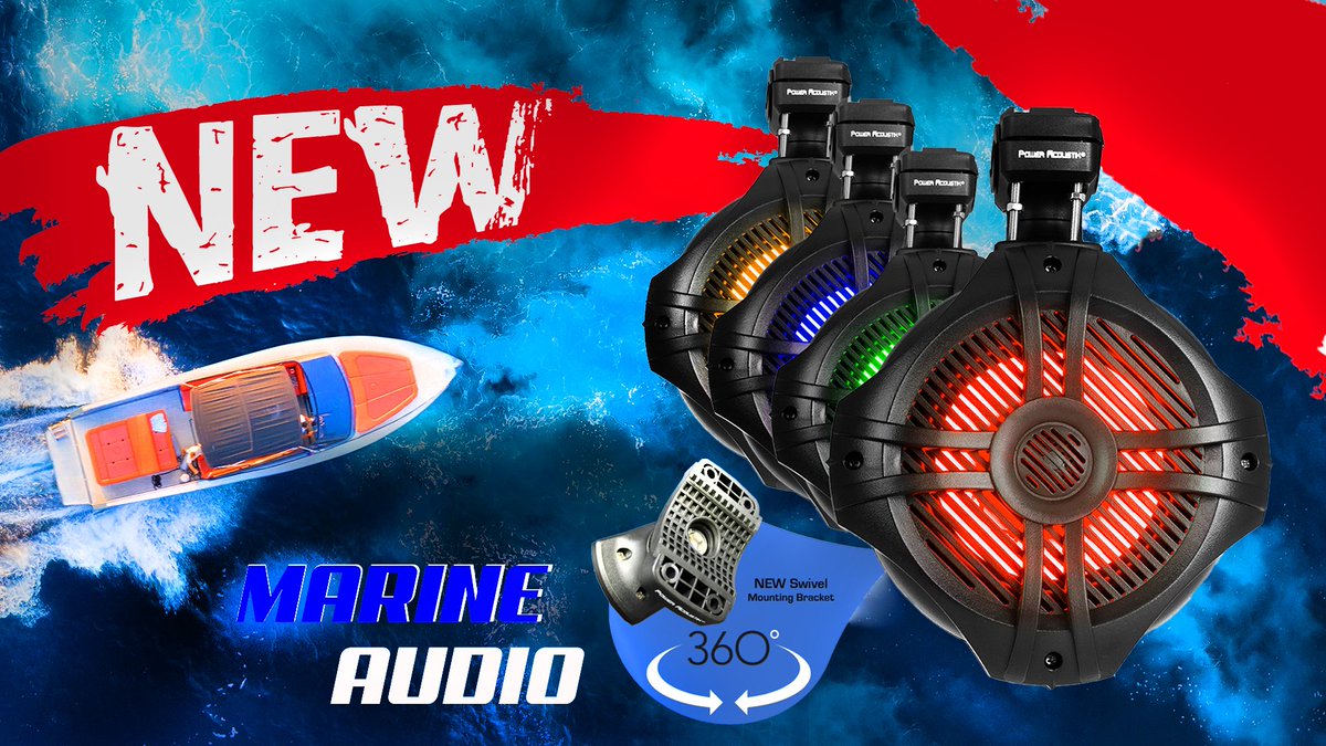 PowerAcoustik's tweet image. New Marine Audio Products PowerAcoustik.com/Marine-Audio 😍