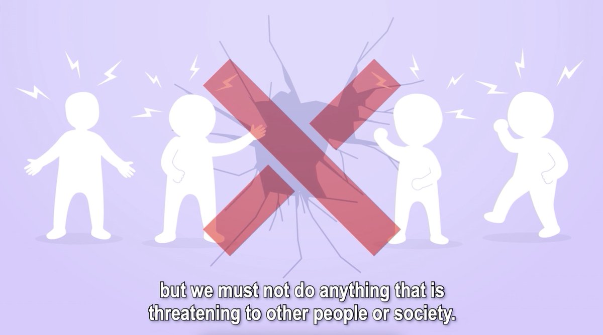 Where limiting rights and freedoms are justified via comparison to playing your favorite song at loud volume: