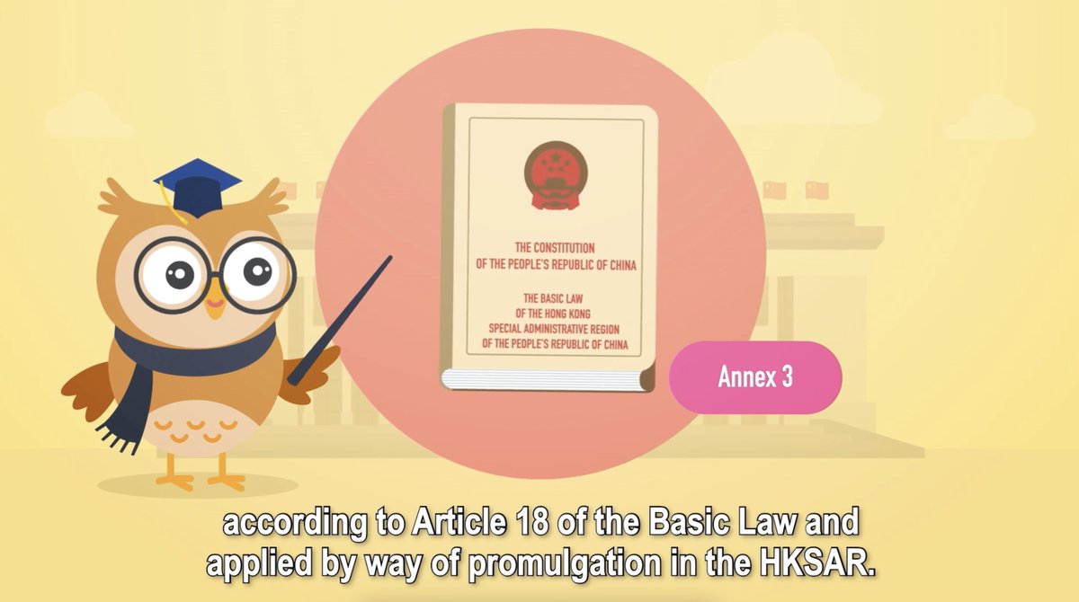 Teacher: "Now remember these words carefully, and you, too, could one day work for the Chief Executive's Press Office"Child, 2nd grade: "…HAS BEEN LISTED IN ANNEX III TO THE BASIC LAW ACCORDING TO ARTICLE 18 OF THE BASIC LAW APPLIED BY WAY OF PROMULGATION IN THE HKSAR"