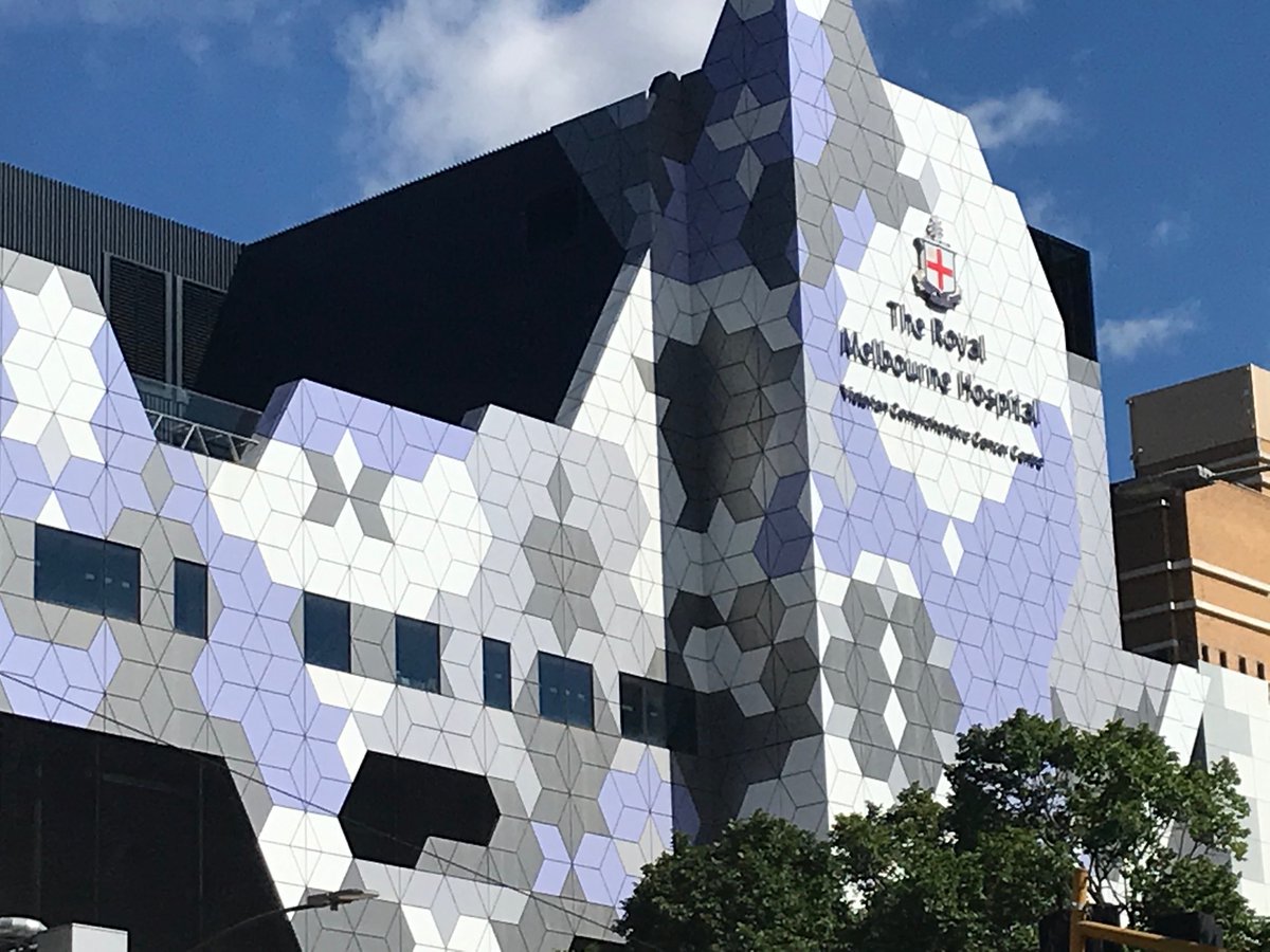 Next stop is the Royal Melbourne Hospital within walking distance. The hospital was home to Victoria’s largest hospital cluster with 176 infections. Many hospital outbreaks were linked to geriatric patients in poorly ventilated wards.