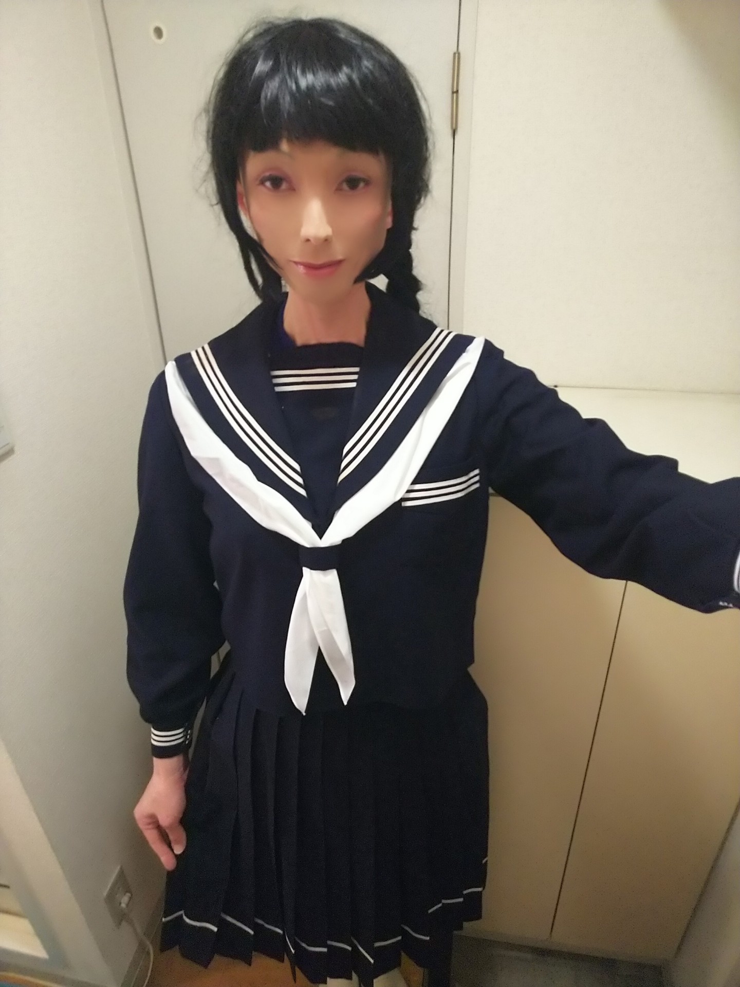 女装少年セーラー服  / X