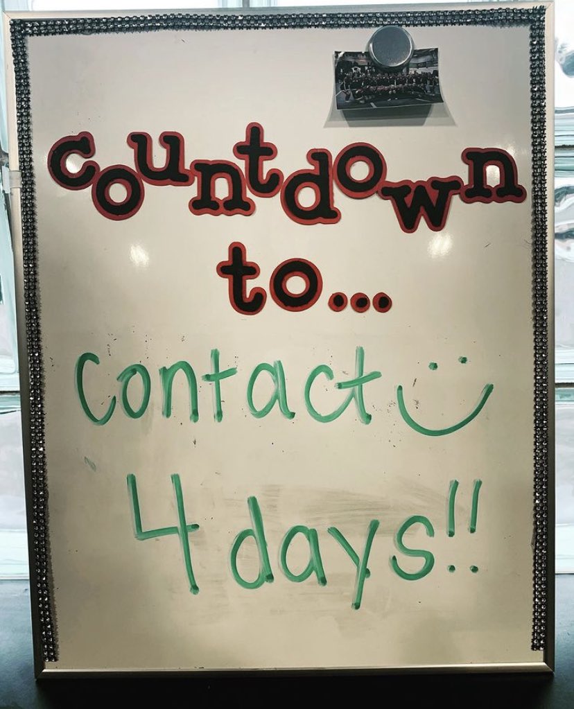 We are so happy that we are able to return to doing what we love!! 4 more days🤩🤩