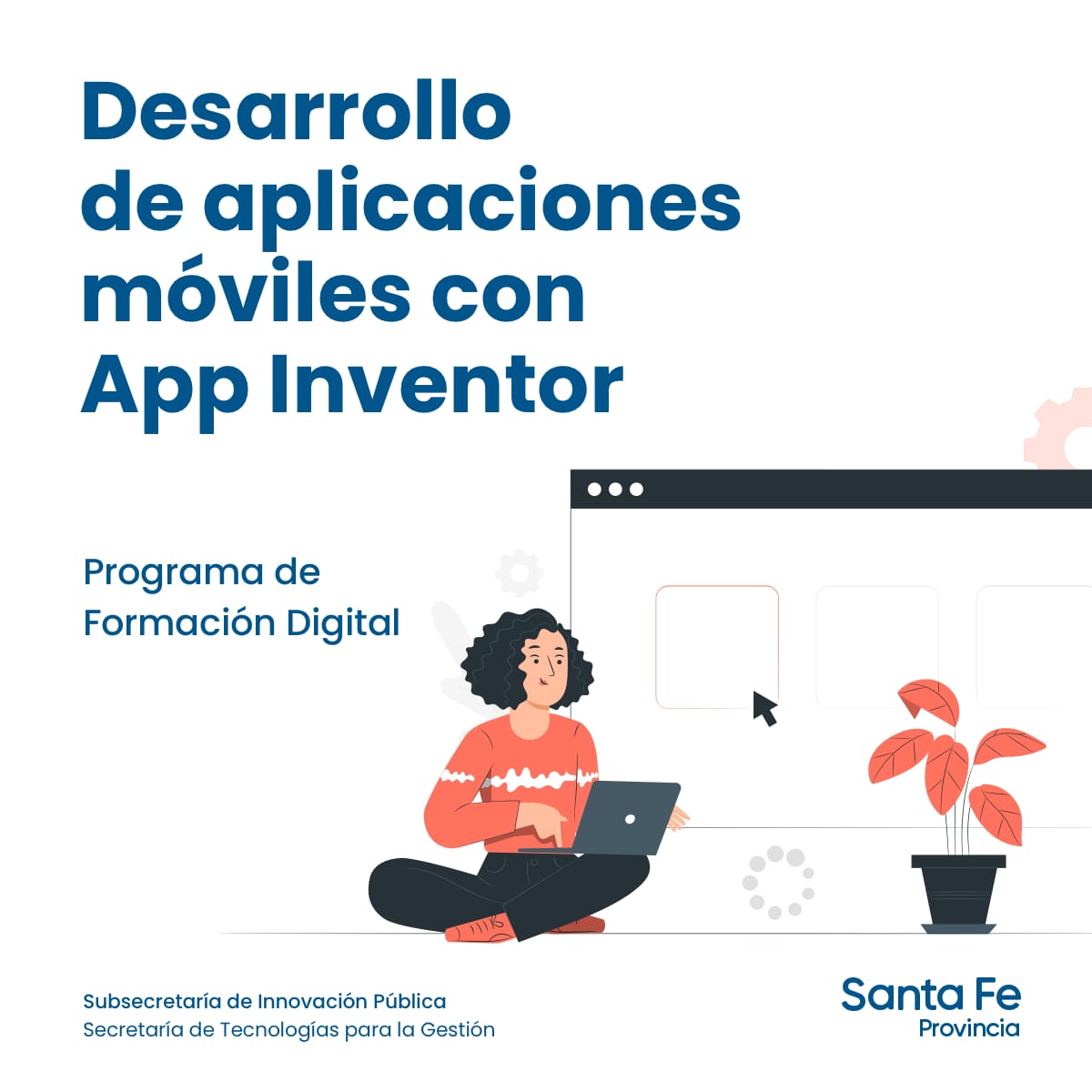 pbongiovanni's tweet photo. 💻 Taller Online: Desarrollo de Aplicaciones Móviles, dirigido a estudiantes de Secundaria 
📍 Santa Fe, Argentina 

🗓 17/2 duración de 4 semanas
📝 Inscripción: https://t.co/Fm3JzPvjP9
Cupos limitados

Organizan: Innovación Pública y 
@GobAbiertoSF 
 #Programación #AppInventor https://t.co/uvH85RQAAm