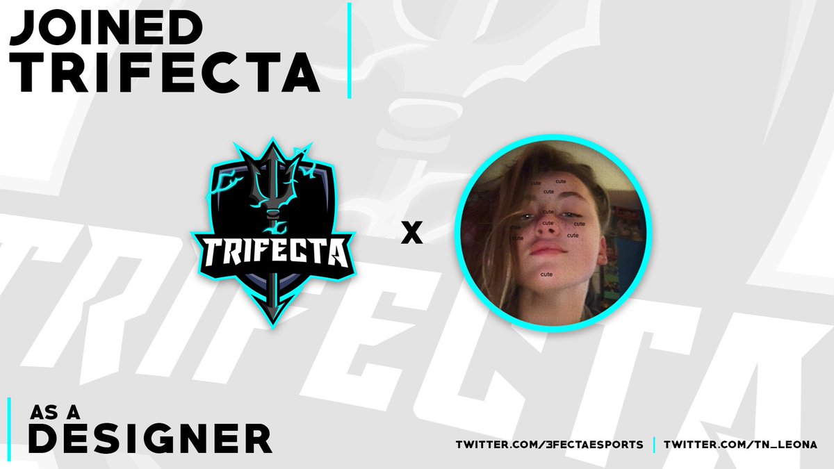 3FectaEsports's tweet image. Please welcome our newest addition to the #3Fam..... @tn_leona 🥳🔱 Amazing designer! Can’t wait to see what she brings 😈

#TriHarder🔱