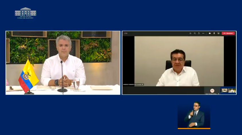 MinSaludCol's tweet photo. "Mañana tendremos un Puesto de Mando Unificado, con todos los secretarios de Salud del país, para afinar detalles del alistamiento para iniciar la vacunación el próximo 20 de febrero" ministro @Fruizgomez https://t.co/oBBeXwKFbp
