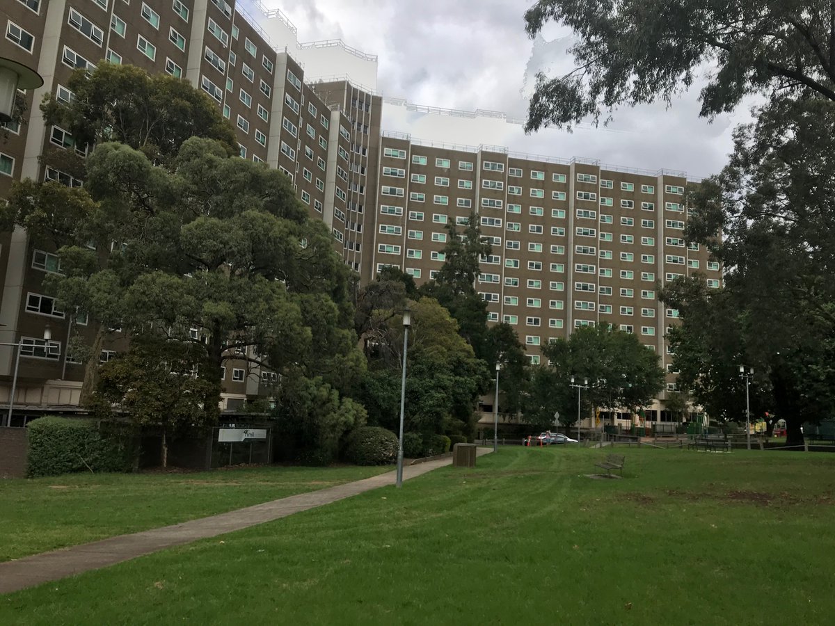 The North Melbourne/Flemington Housing Towers. Victoria’s largest cluster at 310 cases. The site of a controversial hard lockdown in July where residents could not leave the building. Those at 33 Alfred Street had to endure the full two week shutdown, and had the most infections.