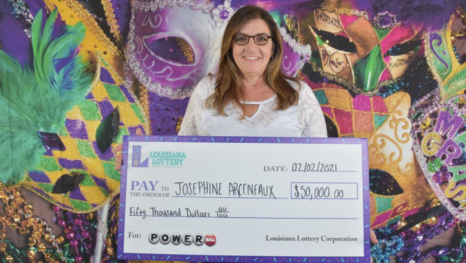 A regular Louisiana Lottery Powerball player for several years, Josephine Arceneaux of Hammond finally hit it big on Jan. 30 when she won $50K by matching four white-ball numbers plus the red Powerball number during that evening’s drawing! DETAILS: https://t.co/2blUmsnxDy https://t.co/8yoIGakvYw