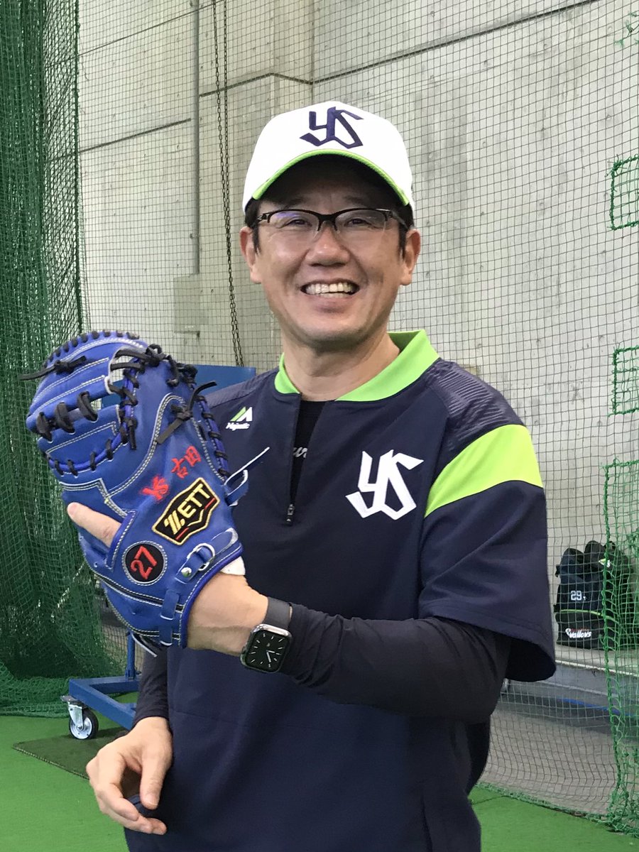 古田敦也モデル 軟式キャッチャーミット 2004年製 ヤクルト