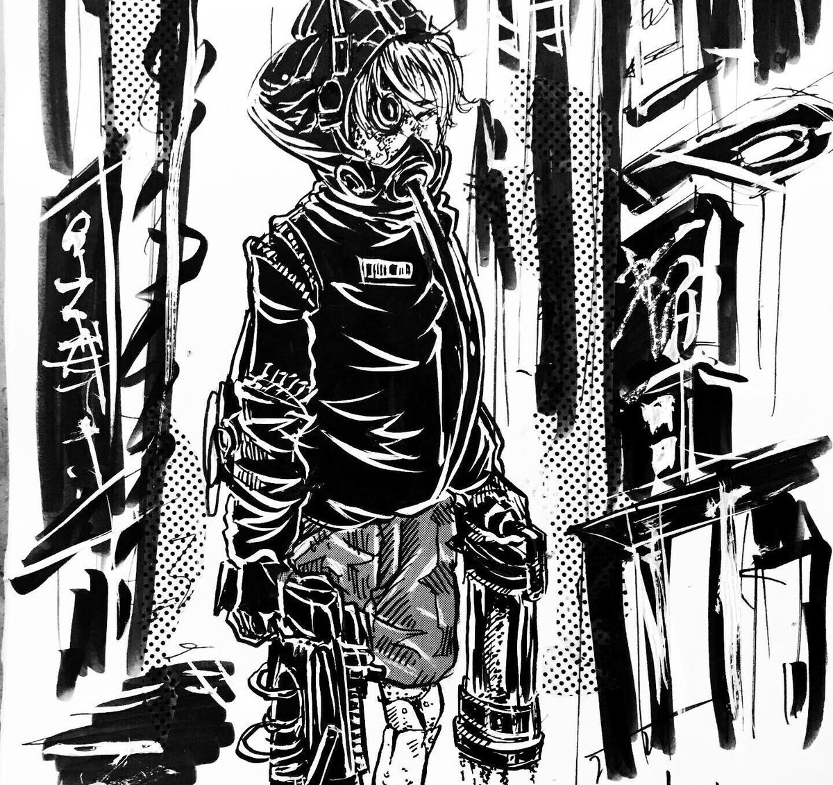#見た人もなにか無言で人外をあげる

#イノウエノリコの絵 