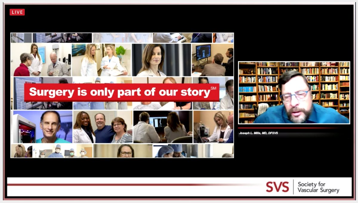 ProleneQueen's tweet photo. "Surgery is only part of our story" - Another great @VascularSVS Town Hall on the branding tool kit.  Such an important topic as many people really do not understand what vascular surgeons do!

#comprehensivevascularcare #MedTwitter @Dr_Bowser @jmills1955 @MsLindsayG @JudithLin4 https://t.co/3kAHQU2XVS