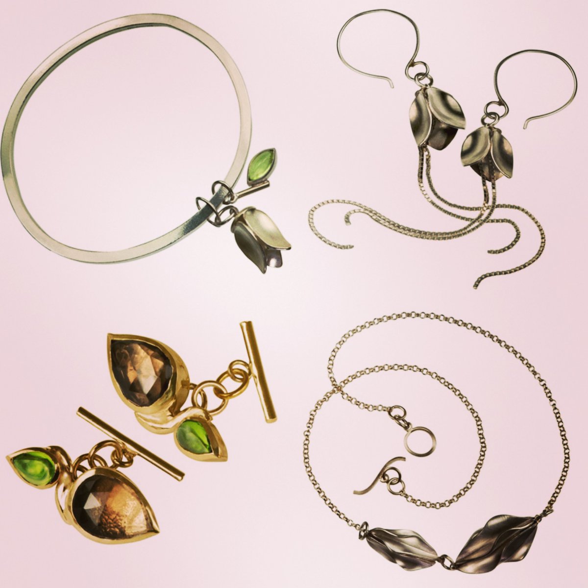 Our #valentinesinspo wouldn't be complete without sparkles!

Often #botanicallyinspired and always #sustainablysourced Farah designs and makes her work right here in #Chiswick 

📲 Our High Road app to show your love 😍