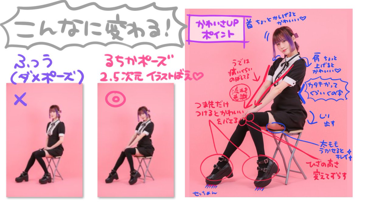 Twoucan るちかポーズ の注目ツイート コスプレ