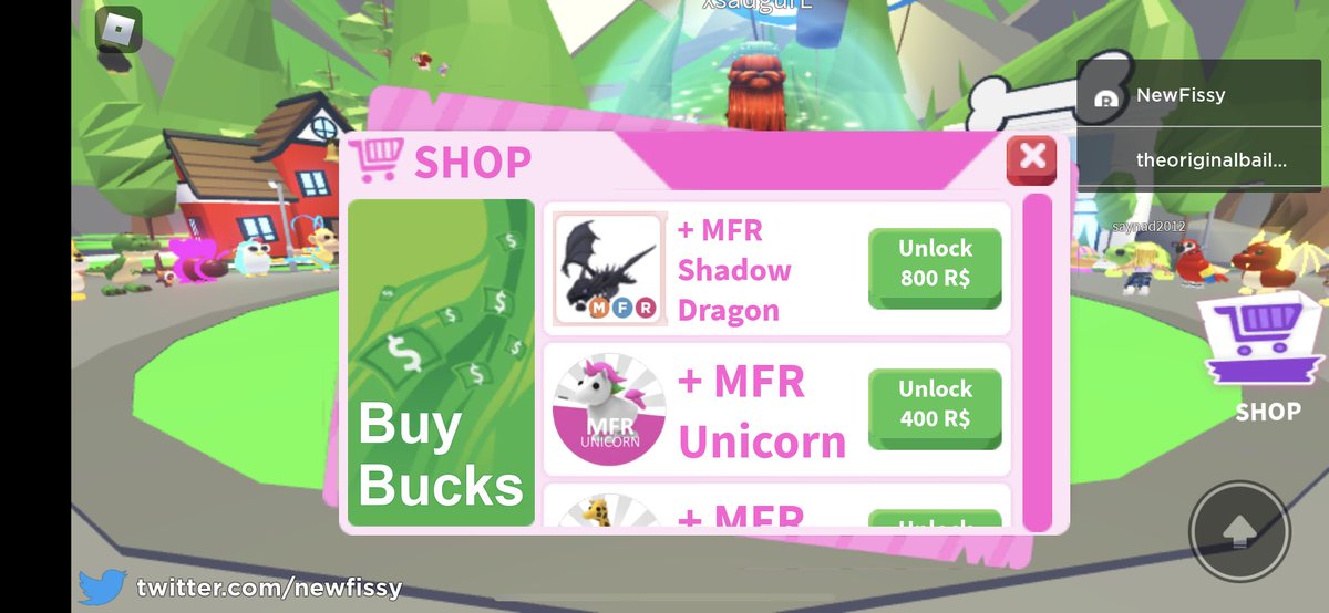 MediaBeastLtd's tweet photo. @PlayAdoptMe @newfissy you have a issue on adopt me. My daughters page is stuck on the shop page as the “x” button is unresponsive. When will this be fixed as I just purchased her items and now cannot use. https://t.co/dKrZwxjW7v