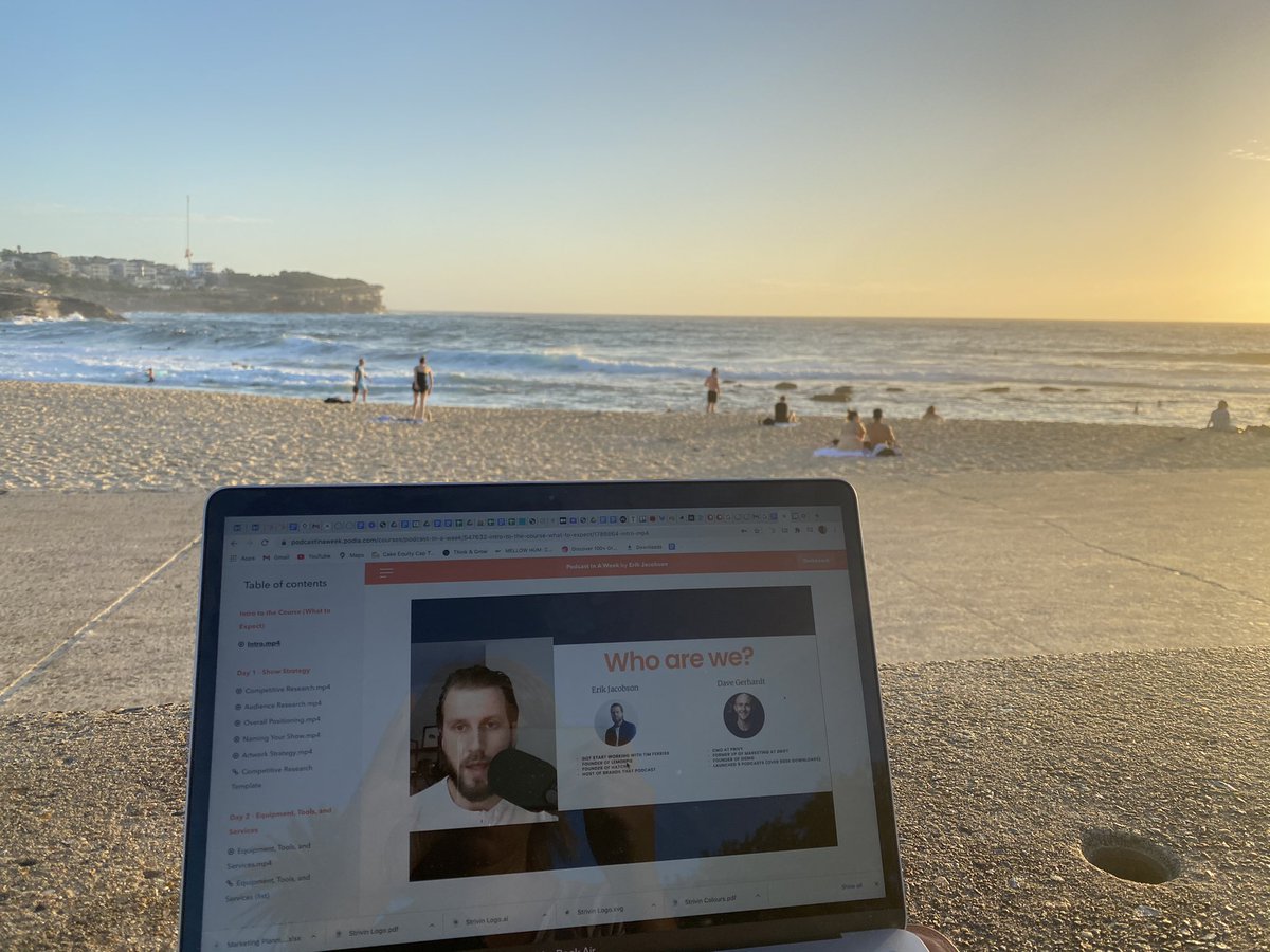 Starting Friday right - listening to ‘Podcast in a week’ with a beautiful backdrop. Thanks to <a href="/erikbison/">Erik Jacobson</a> <a href="/davegerhardt/">Dave Gerhardt</a> for putting such great content together.