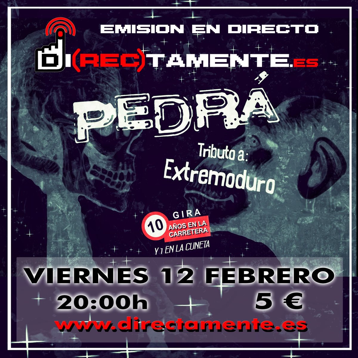 pedratributo's tweet image. El próximo Viernes 12 de Febrero volveremos a vernos las caras.. Estaremos en directo a través de un concierto streaming!!

Gracias a nuestros amigos de #Directamente y a su maravillosa plataforma, podremos compartir un buen rato a través de nuestras pantallas. Yeyee..