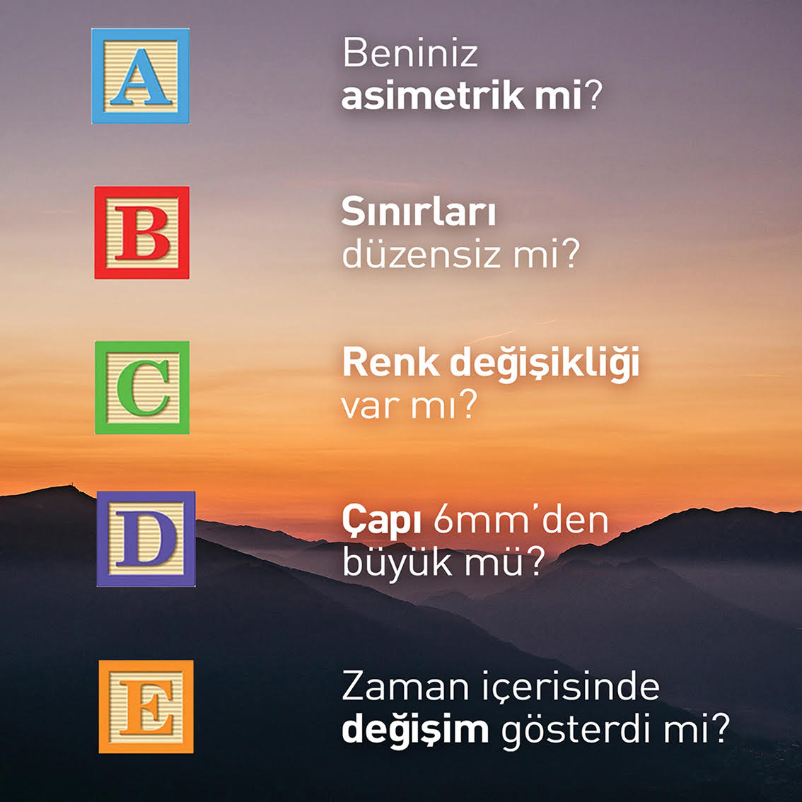 melanomtr's tweet photo. Cildinizi kontrol ederken melanomun ABCDE'sini hatırlayın.
(https://t.co/Bft8sT1iQs)

#CheckYourSkin #GCMPA2021 #globalmelanoma #melanoma #melanomaawareness #melanom #makeskinchecksmonthly #worldmelanomamonth #aylıkciltkontrolleriniziyapın #melanomfarkındalığı #melanomtr https://t.co/Ivnlv4rHlK
