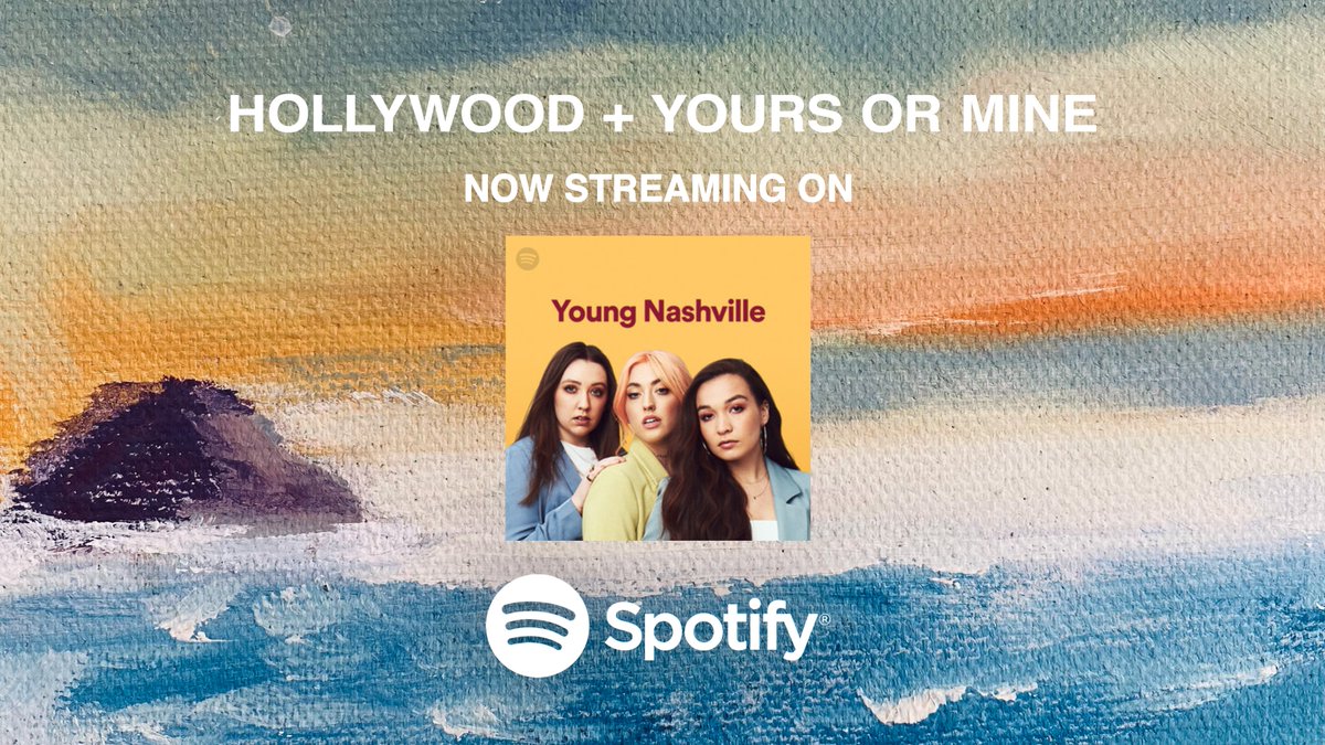 thanks for the love on #youngnashville @Spotify. spoti.fi/3rnsl4t #yoursormine #hollywood