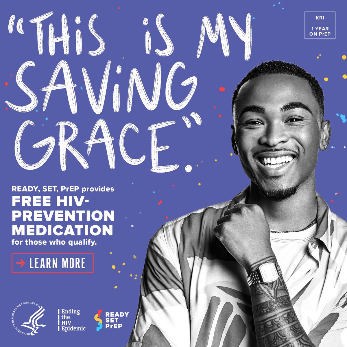 I’ve had family impacted by HIV/AIDS. I want to lead by example and show my community that PrEP is out there to help prevent them from experiencing heartbreak like I’ve experienced from losing my friends. Visit hiv.gov/prep for more info! #readysetprep #NBHAAD @HIVGov