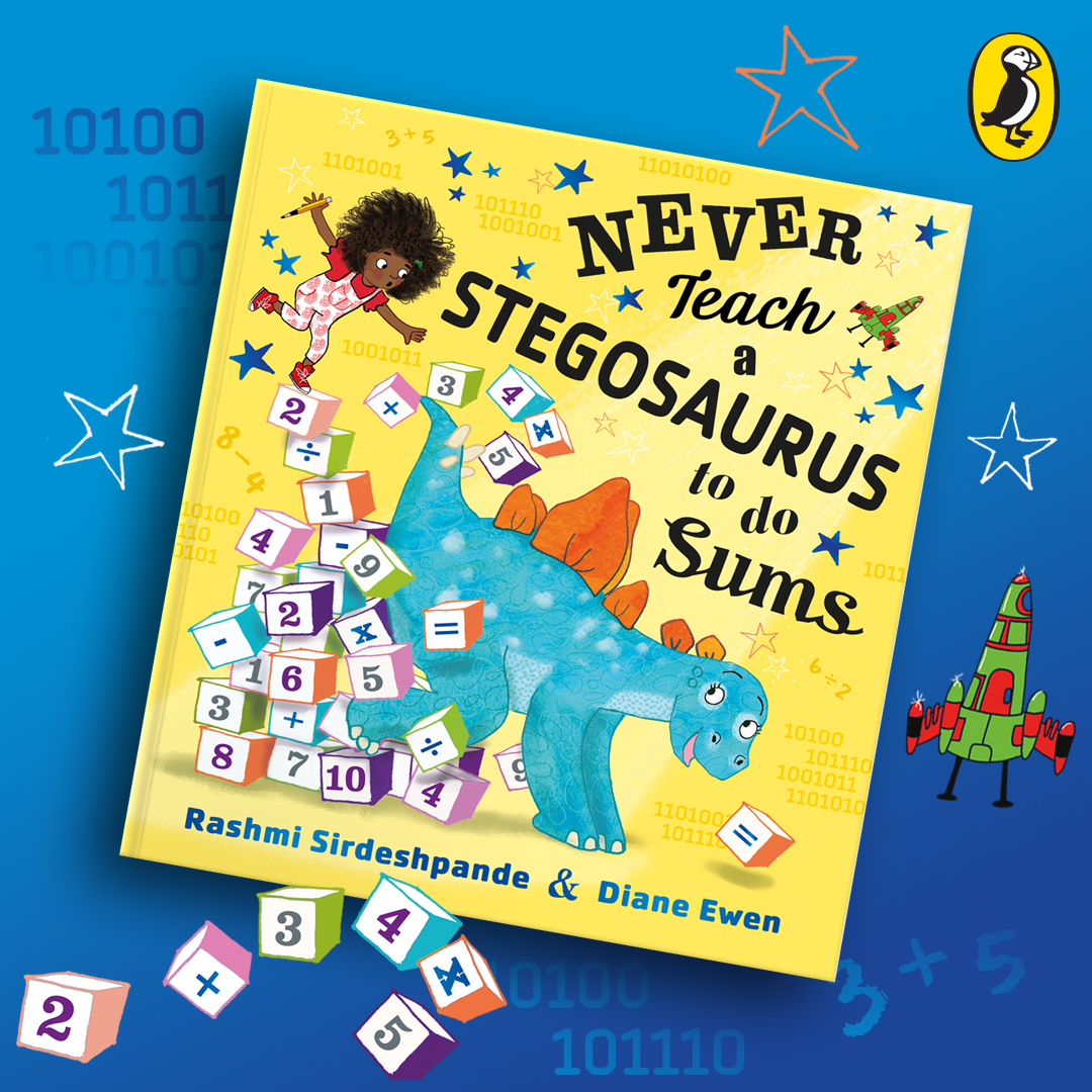 booksfortopics's tweet photo. 🎉COVER REVEAL &amp; GIVEAWAY

We're THRILLED to reveal the cover for 'Never Teach a Stegosaurus to do Sums' by the incredible @RashmiWriting &amp; @creative_dy.

More here: https://t.co/cVFxh6KpsK

RT by 10/2 to enter to win 1 of 5 copies of the previous book, Never Show a T-Rex a Book. https://t.co/FIPwc269ls