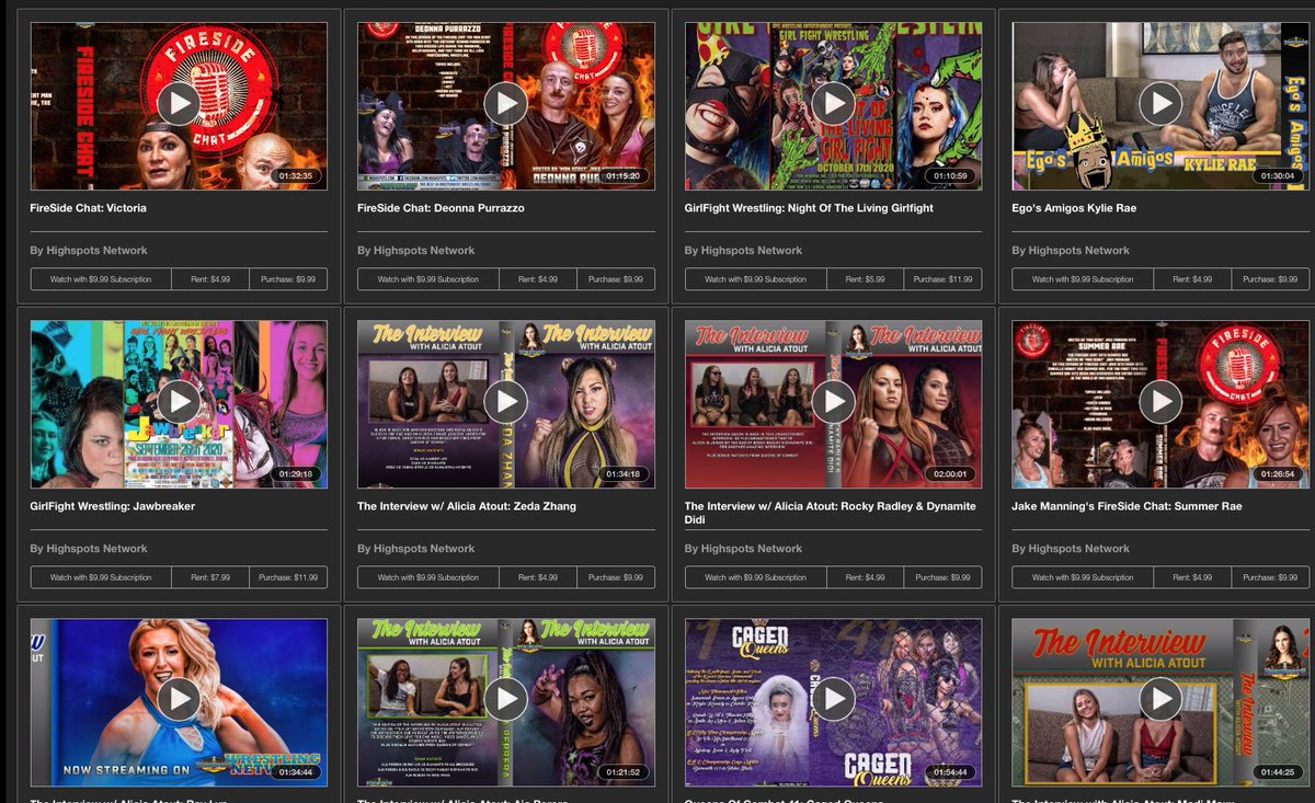 WomensWN's tweet photo. Tons of great #WomensWrestling content STREAMING NOW!

Live Events, Interviews, Queens Of Combat, GirlFight, Classic Ladies wrestling &amp; more!

Check us out w/ a 7 day free trial!
https://t.co/cB5CxIH8wO https://t.co/hNz03YWmi5
