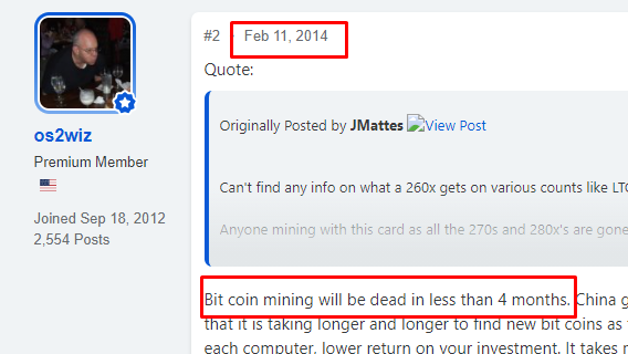 PauRosell_'s tweet photo. Just found this post on this wonderful place called the internet. DON'T BE THAT GUY. #Bitcoin 

4 sure he regrets his comment https://t.co/3X0si1MFqT