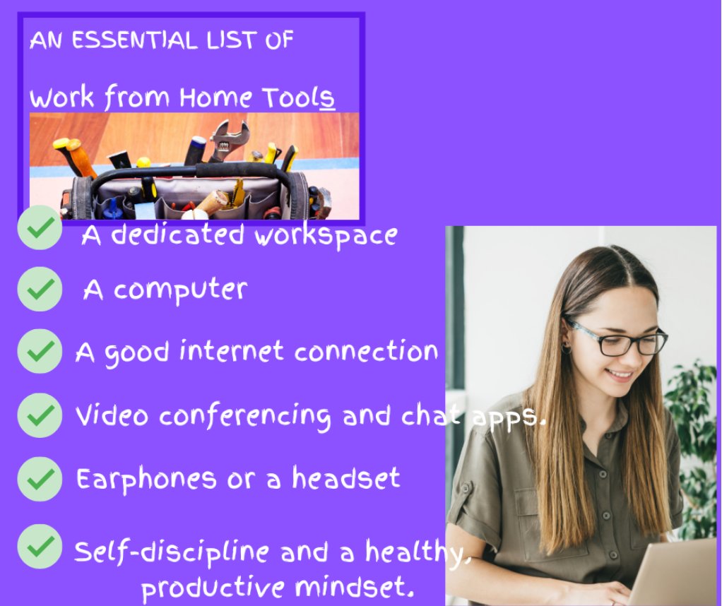 #WorkFromHomeTools