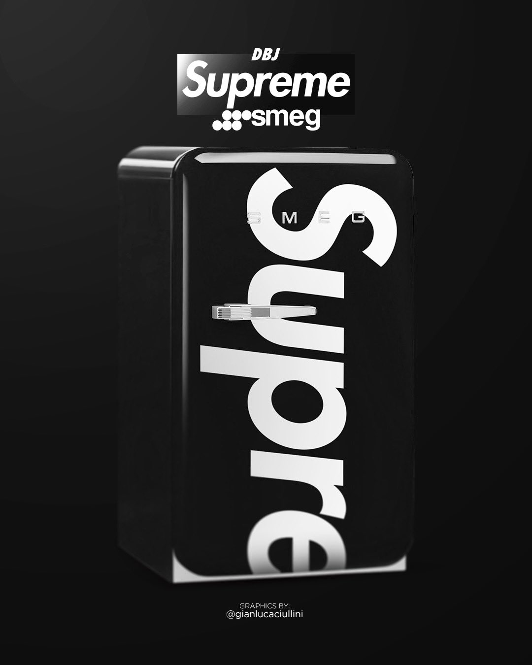 Supreme SMEG mini Fridge