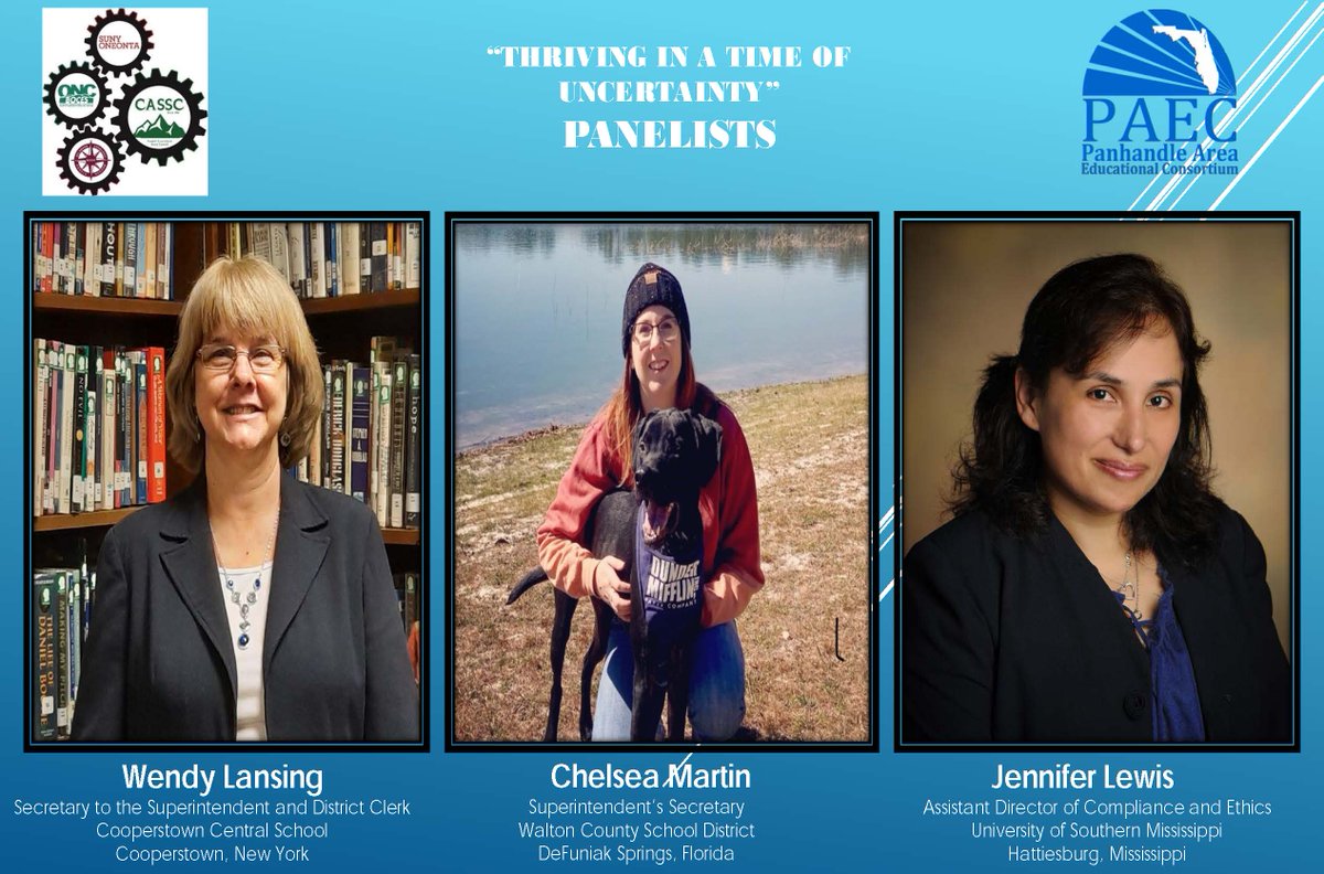 Thank you to the 65 participants from Florida, New York and Mississippi who took part in our 2nd virtual conference for Educational Office Professionals.  This conference was hosted by PAEC in partnership with <a href="/CASSCStudy/">CASSC</a>  (CASSC-ONC BOCES) in Oneonta, New York.
