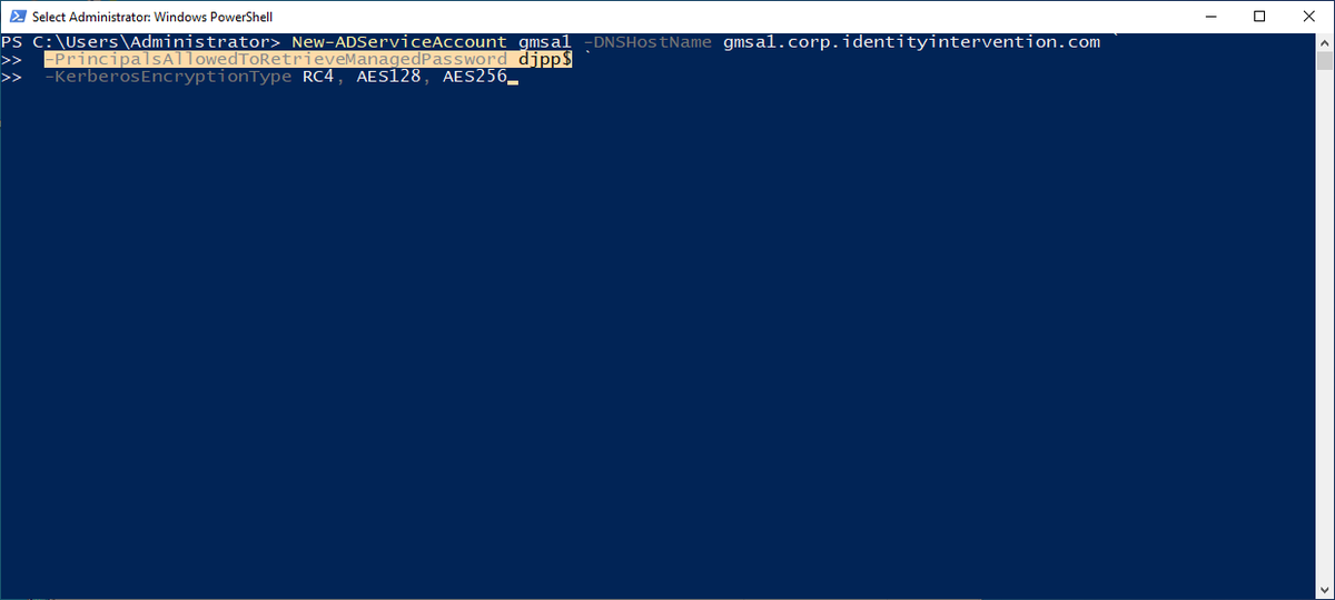 Well, it turns out it's partly super simple, and partly super complicated. The super simple part is that when you create a managed account you specify what other accounts are allowed to see the password.