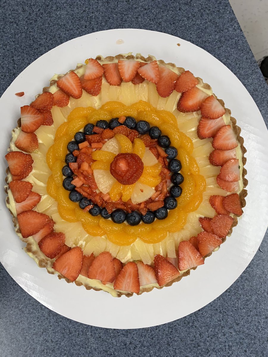 BEast_Culinary's tweet photo. We’ve been working on tart shells and pastry cream. Made these pretty fruit tarts! https://t.co/1ZnkmnsZaM