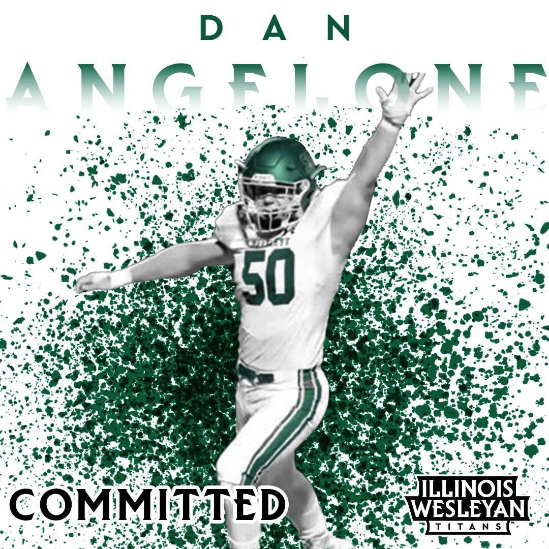 COMMITTED.
<a href="/IWUTitanFball/">ILLINOIS WESLEYAN FOOTBALL</a> <a href="/ReedHoskins/">Reed Hoskins</a> <a href="/linecoach78/">Coach Tom Hubbard</a> <a href="/BartlettFootba1/">Bartlett Football</a>