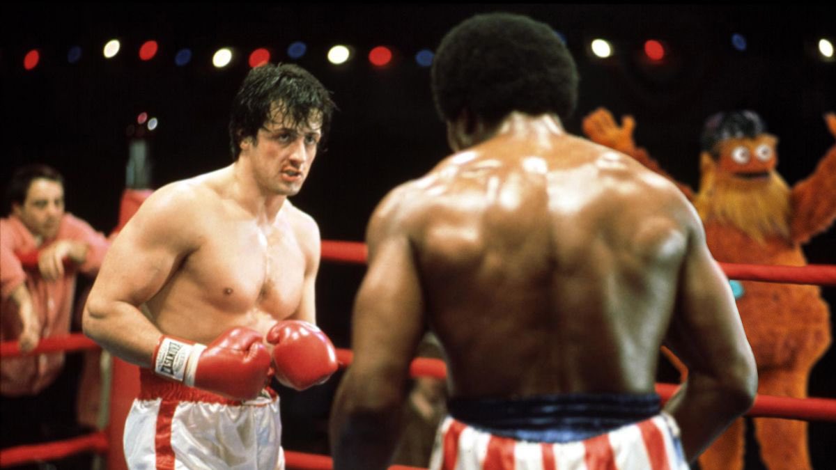 We don’t really talk enough about the time Gritty went streaking during the first Balboa/Creed fight.