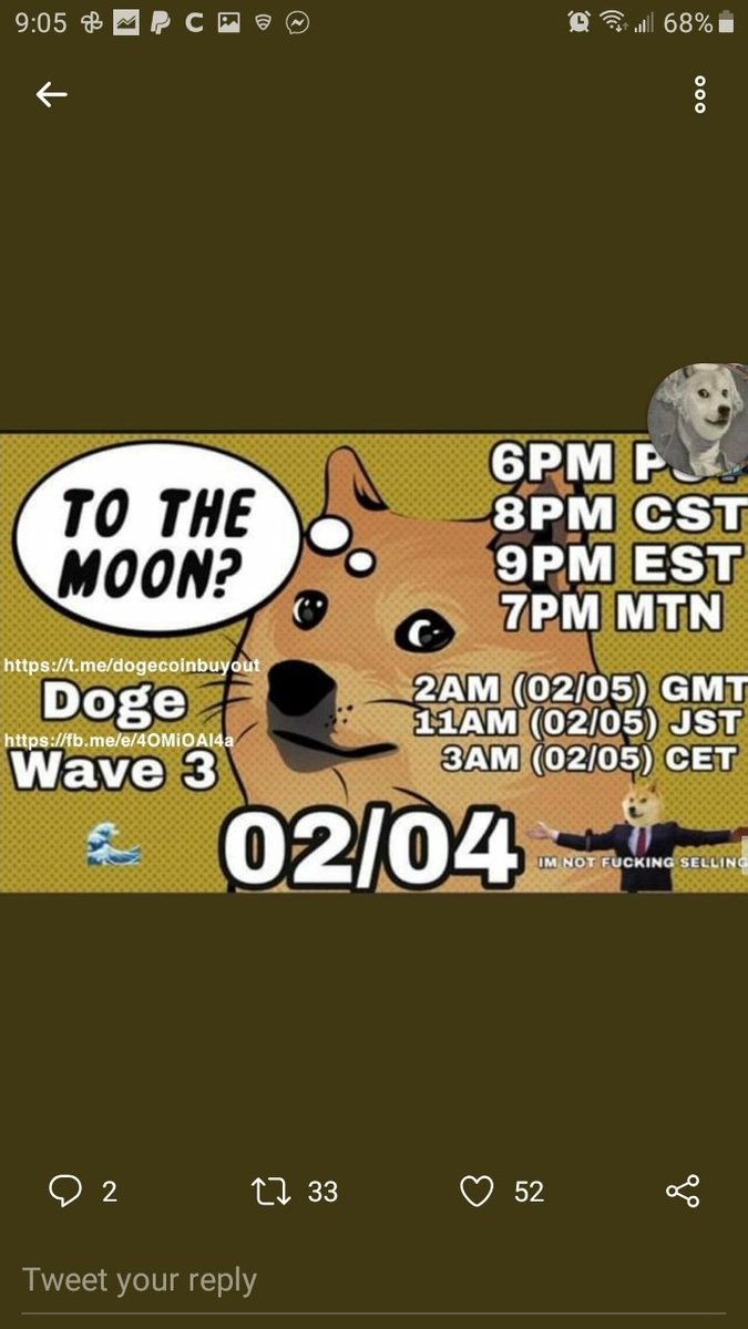 Chrisfrench929's tweet photo. @CarlosGenie @DogecoinRise There's a Time Square Billboard being taken out from 3-11 pm I believe advertising #Dogecoin... #9PMEST was original plan tho.... I haven't heard the 4 push๐ค https://t.co/8WupcnVGn5