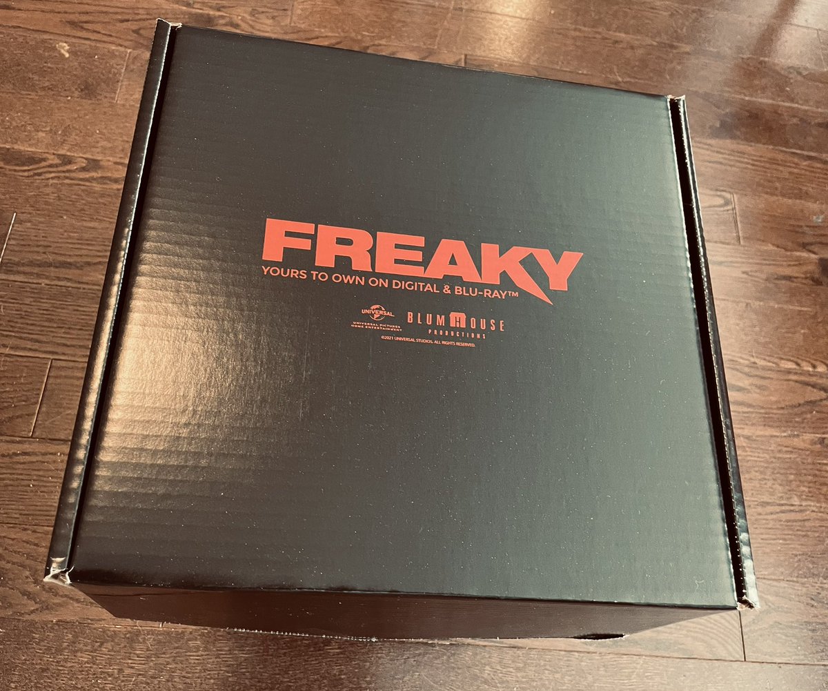 screenrant's tweet photo. A Freaky thing arrived in the mail this week... #FreakyKillerSwitch https://t.co/rguUfrFIfr