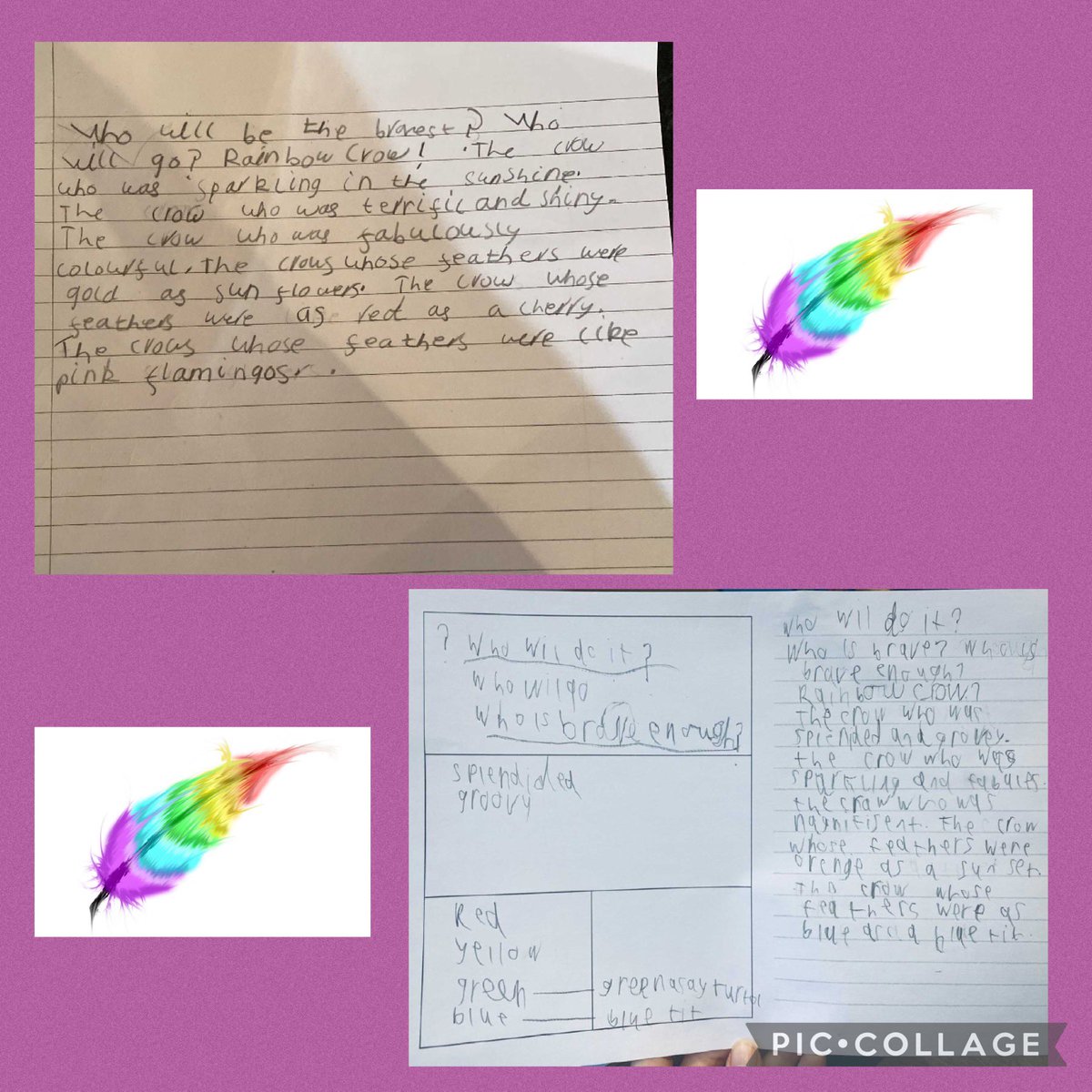 WalfordSchool's tweet photo. A perilous journey will need to be done.
Our bravest and best must go to the sun.

Who will go? Rainbow crow! 

#TheRainbowCrow #TheCrowsTale #Class2 @janeconsidine https://t.co/2aQi9i517f