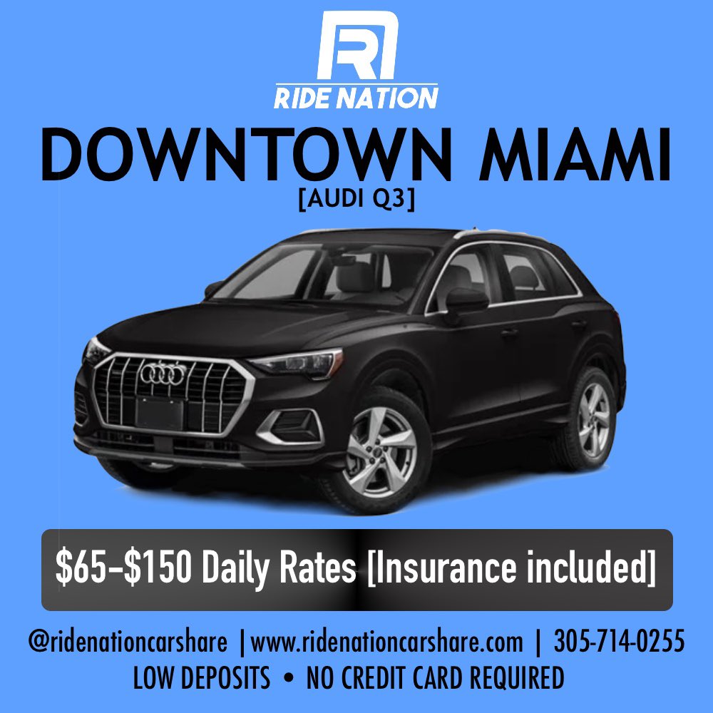 Just a few options! But we have a lot more! Visit ridenationcarshare.com and book your vehicle today! #luxury #luxurycarrental #carrental #miami #ridenation