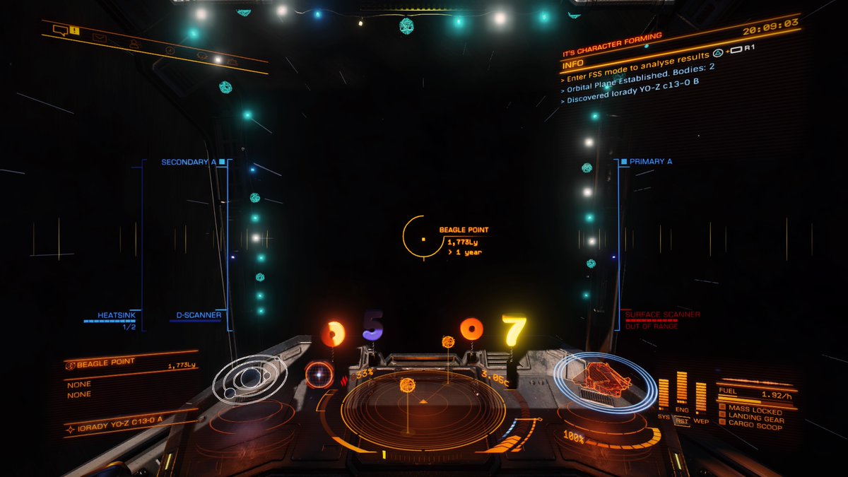 Cmdr_Soantii's tweet photo. NOT LONG TO GO NOW. #LangWayToBeagle #EliteDangerous #FatherhoodWing #PS4share https://t.co/vdU5Tbx1DP