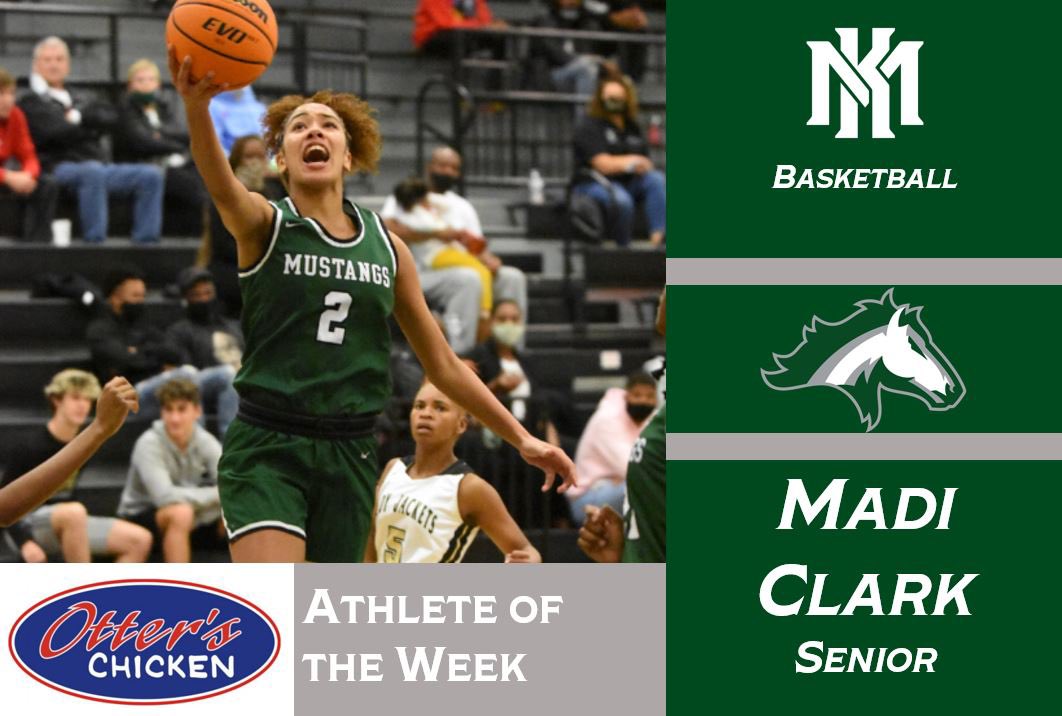 Kennesaw Mtn. (@kmhsathletics) on Twitter photo Congratulations to this week’s <a href="/otterschicken/">Otter's Chicken</a> Athlete of the Week, senior <a href="/KM_LadyMustangs/">KMHS VG Basketball</a> player Madison Clark! Madi averaged 25 ppg in two big region wins for the Lady Mustangs last week. Congrats, Madi! <a href="/scoreatlanta/">SCORE Atlanta</a> <a href="/KyleSandy355/">Kyle Sandy</a> <a href="/CCSD_AD/">Athletics - Cobb County School District</a> <a href="/kmhs_ptsa/">KMHS PTSA</a> <a href="/KMHSVBALL/">Kennesaw Mt. HS VB</a> Congratulations to this week’s <a href="/otterschicken/">Otter's Chicken</a> Athlete of the Week, senior <a href="/KM_LadyMustangs/">KMHS VG Basketball</a> player Madison Clark! Madi averaged 25 ppg in two big region wins for the Lady Mustangs last week. Congrats, Madi! <a href="/scoreatlanta/">SCORE Atlanta</a> <a href="/KyleSandy355/">Kyle Sandy</a> <a href="/CCSD_AD/">Athletics - Cobb County School District</a> <a href="/kmhs_ptsa/">KMHS PTSA</a> <a href="/KMHSVBALL/">Kennesaw Mt. HS VB</a>
