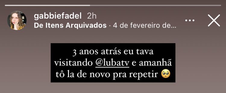 Que venha fotinhos pra gente saber se o Luba ainda está com degradê