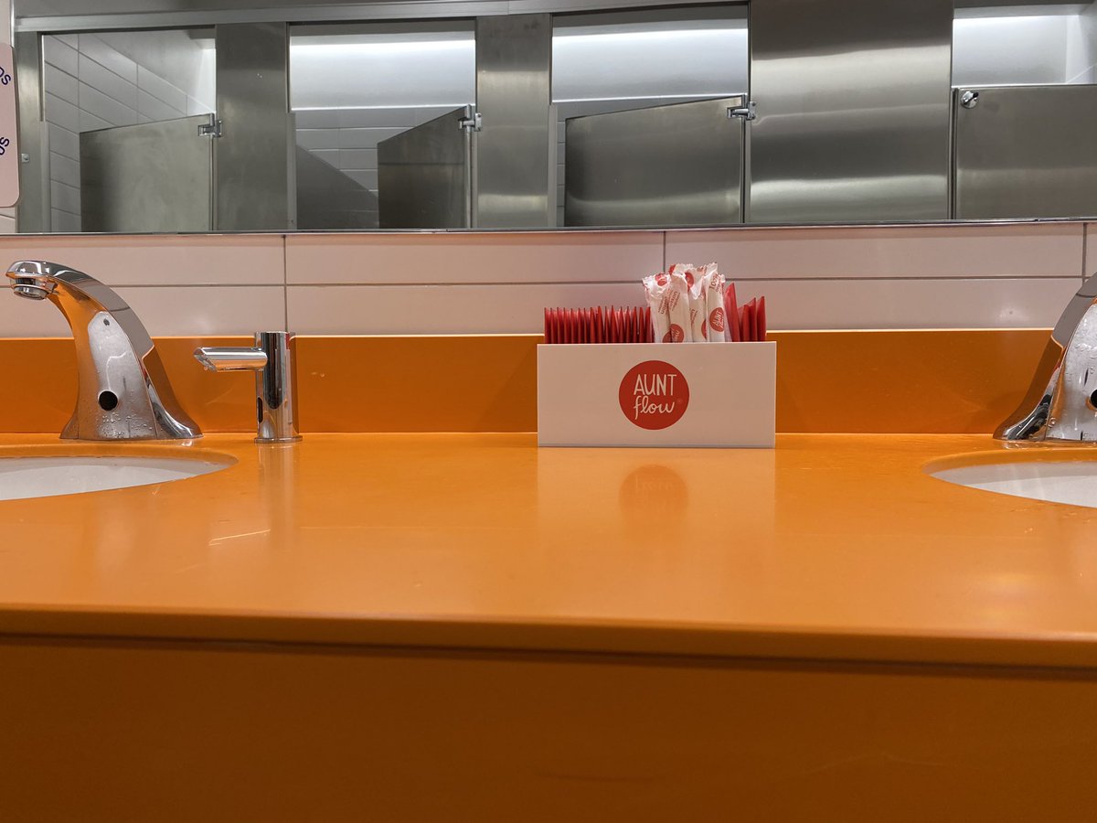 Guess what’s new in the @shsulsc  Ladies Restrooms! SHSU SGA is introducing a pilot program with Free Feminine Hygiene Products partnered with @goauntflow ✨
#shsu
#goauntflow