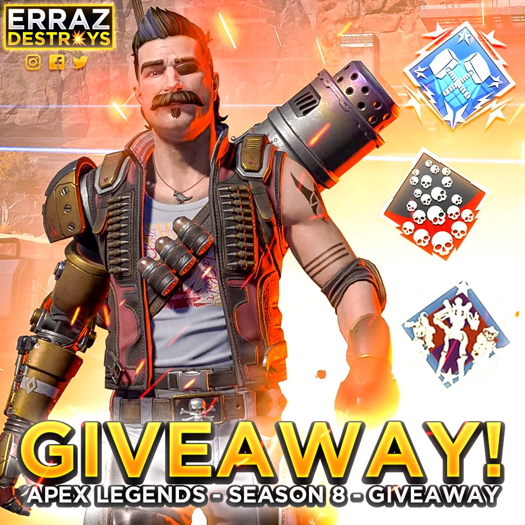 LightningBoosts's tweet photo. One of my Biggest Giveaways yet, I will be 2 20/4ks and 2 teamwork badges to anyone in the Apex Community. 
Whether your PS4, Xbox, or PC. 4 winners will be selected Monday at 3pm CST.

To Enter👀
Like this post👍
And RT✅ https://t.co/a49CVngAYJ