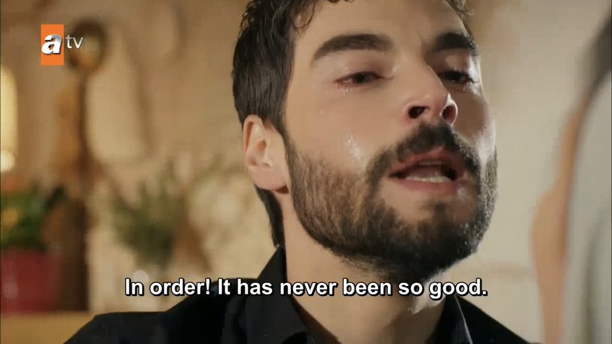 He has every right to be elated, and I would find it strange if he wasn’t! It is really emotional to see him be a mother’s son again, especially now that he will have his own. The issue comes in with the reactions, which psychologically make sense but are hard to watch  #Hercai