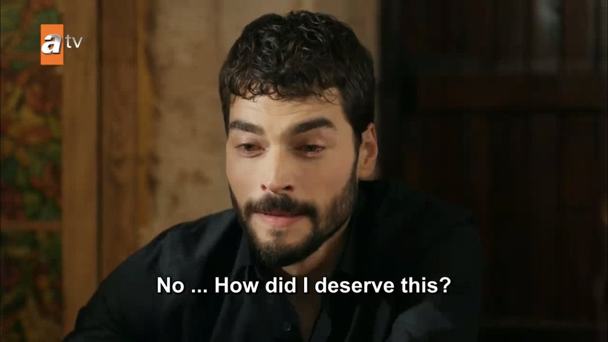 He has every right to be elated, and I would find it strange if he wasn’t! It is really emotional to see him be a mother’s son again, especially now that he will have his own. The issue comes in with the reactions, which psychologically make sense but are hard to watch  #Hercai