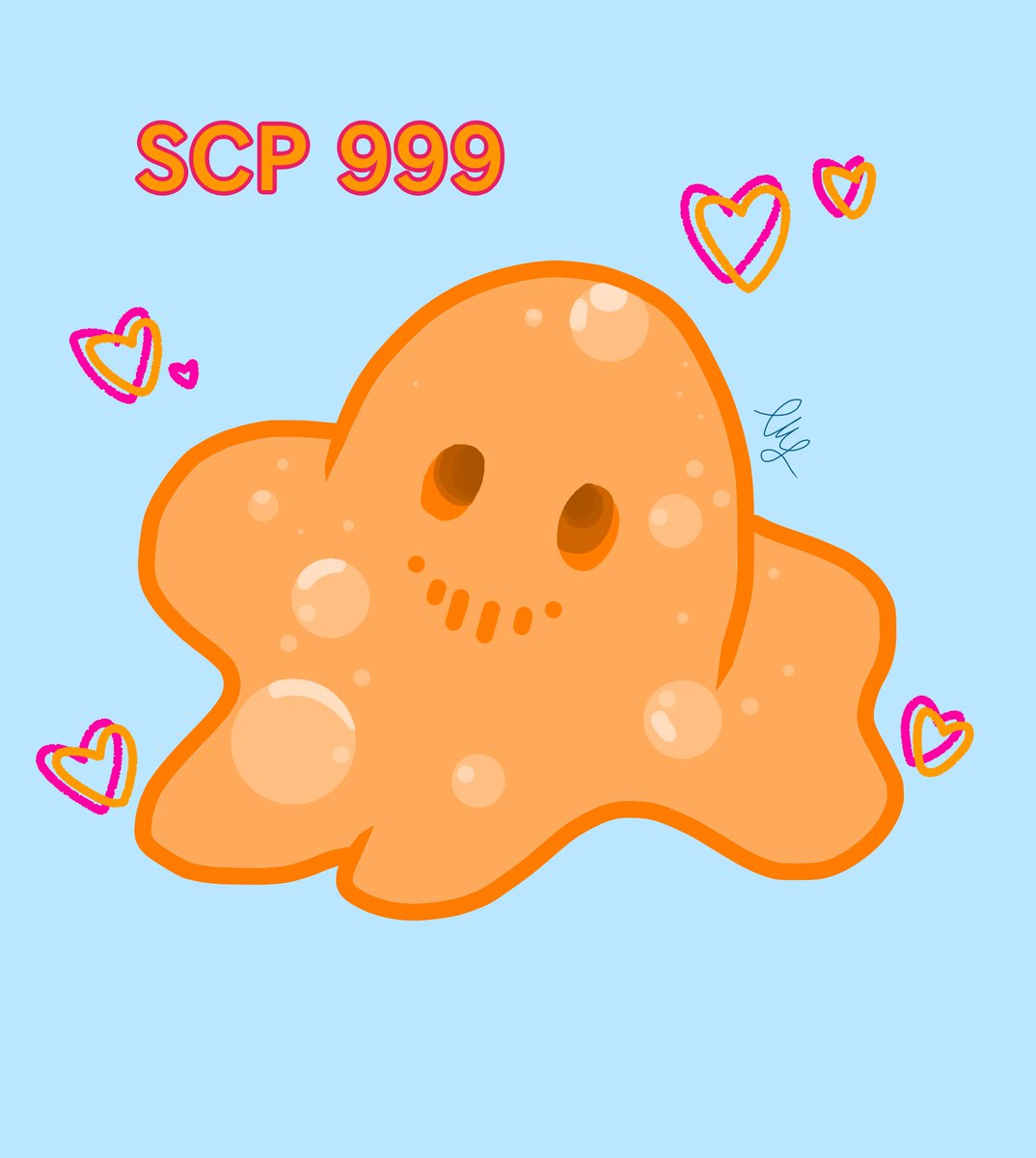 Scp-999 is so Cute!~ sorry if that was cringe. I thought fanart could be  apart of 'new' things I am trying because I don't draw fanart much so here  it is! #scp999 #