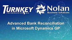 TurnkeyTec's tweet image. Advanced Bank Reconciliation from @NolanBusSol delivers a rich set of reconciliation functionality for #MicrosoftDynamicsGP. Watch our webinar to learn more!